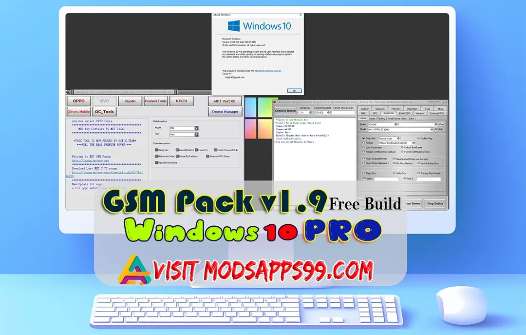 Download Windows 10 PRO 21H1 GSM PACK V1.9 X64 (8IN1) (Build 19043.985) Compact + Gaming