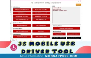 JS Mobile USB Driver Tool For GSM Mobile USB Driver Installer