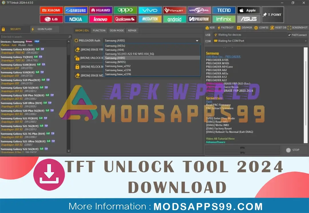 TFT Unlock Tool 2024 (v4.4.0.0) Fix Huawei ID, FRP, IMEI (Auto Update, QR Gen) Modsapps99