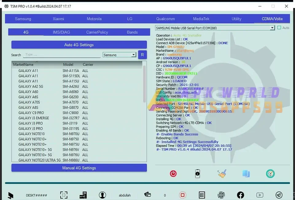 TSM Tool Pro V1.0.5 Released With IMEI Repair Solution And More By Modsapps992 1