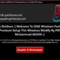 Download Windows UWM Remover V1.0 By GSM Hamza