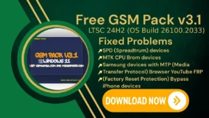 New GSM Pack v3.1 Windows 11 Enterprise LTSC 24H2 (OS Build 26100.2033) Free Download