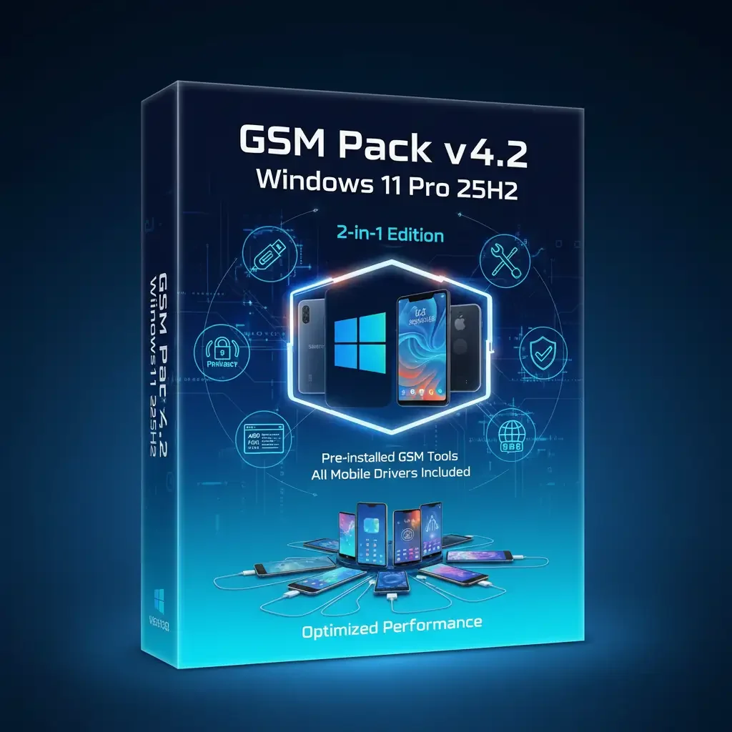 GSM Pack v4.2 Windows 11 Pro 25H2 (OS Build 26200.6901) 2in1