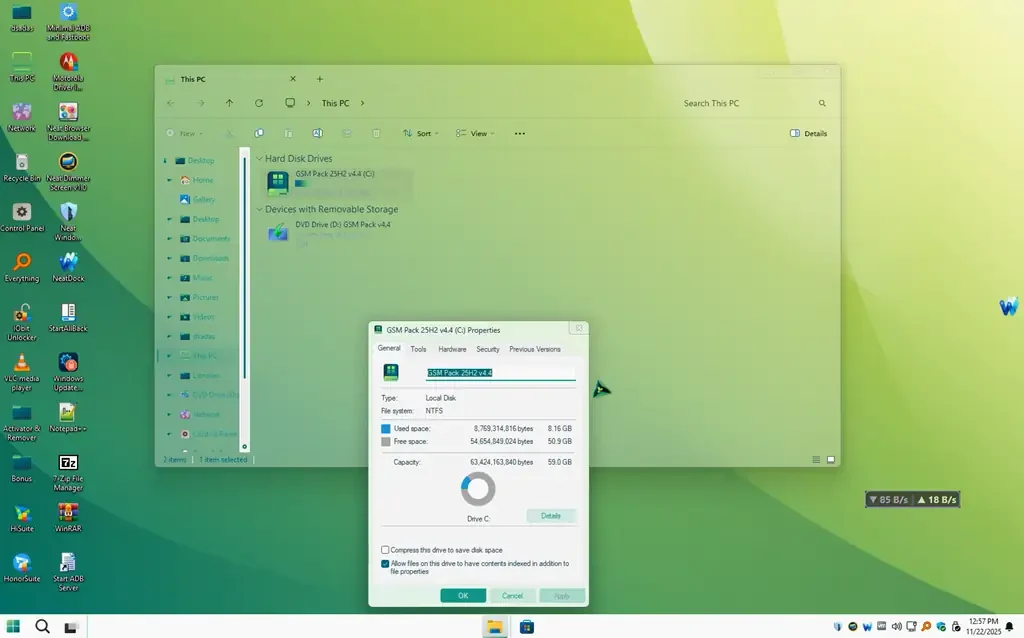 Fastest Windows 11 For Flashing Gsm Pack V4.4 Startallback Visual C Included Theme Pack 1
