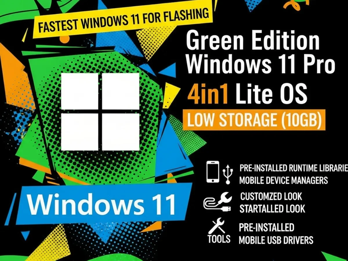 Fastest Windows 11 for Flashing: GSM Pack v4.4 (StartAllBack + Visual C++ Included)