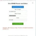 Vivo RPMB Parser and Editor v1.0 – For Edit ALL Vivo RPMB File 2024 New Tool Free Download